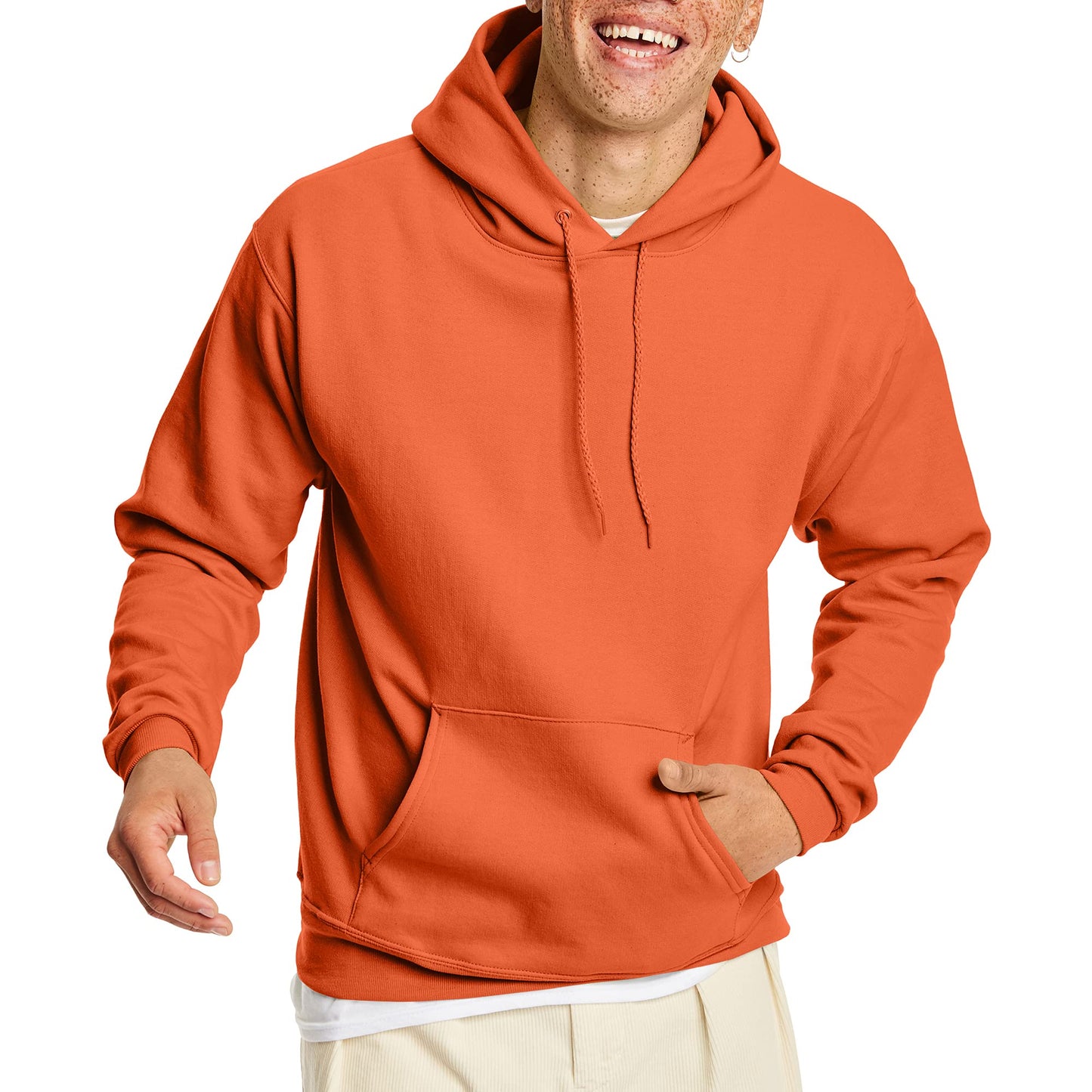 Hanes Men's Hoodie, EcoSmart Fleece Hoodie, Hooded Sweatshirt for Men
