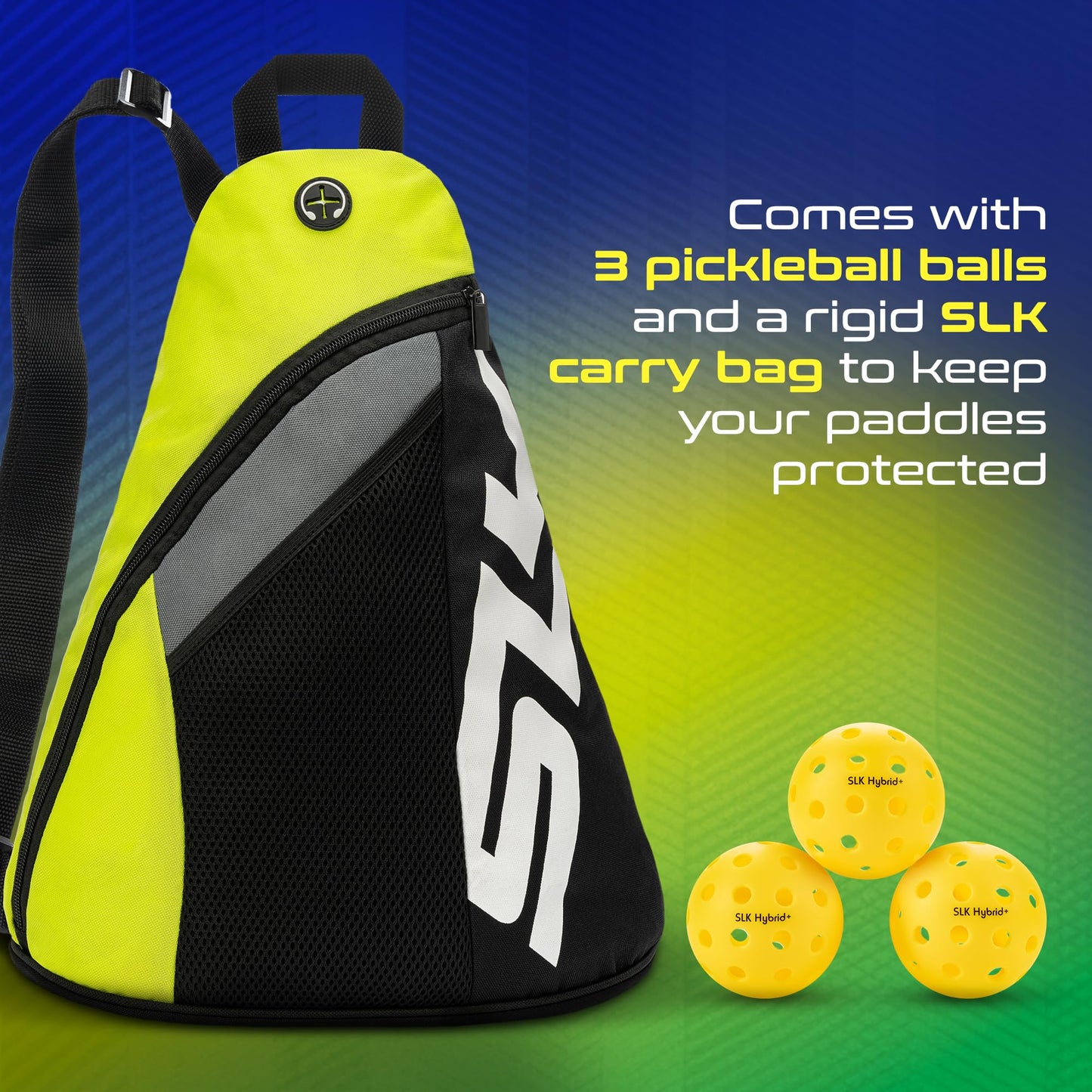 Selkirk Sport SLK Pickleball Paddles Set of 2 | Designed in The USA | Choose The SLK Neo Graphite, SLK Neo Fiberglass Pickleball Set or SLK Atlas Pickleball Bundle