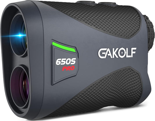 Laser Golf Rangefinder with Slope Switch and Fast Acquisition︱650 Yard Range Finder Golfing with Flag Lock Vibration and Magnetic for Golfers