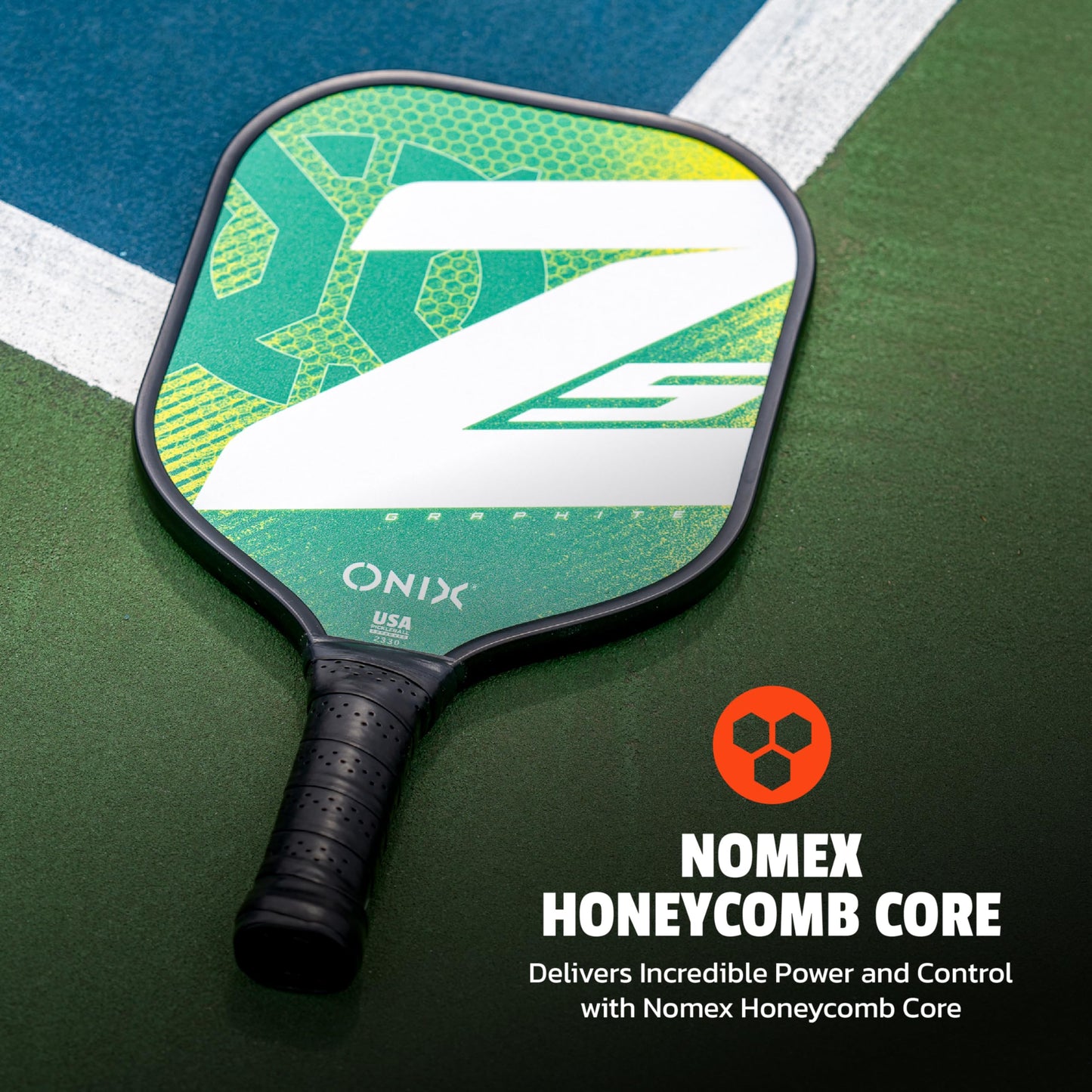 ONIX Graphite MOD Z5 Graphite Carbon Fiber Pickleball Paddles with Cushion Comfort Pickleball Paddle Grip